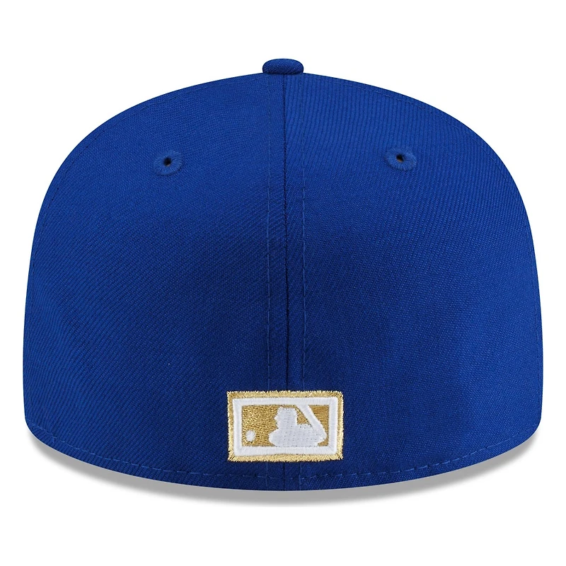 Seattle Mariners Royal Blue Cooperstown Trident New Era 59FIFTY Fitted Hat