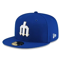 Seattle Mariners Royal Blue Cooperstown Trident New Era 59FIFTY Fitted Hat