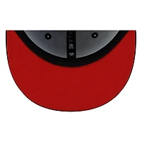 Seattle Mariners Black Red Pop "S" Compass Logo New Era 59FIFTY Fitted Hat