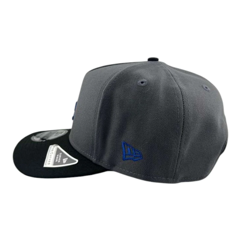 Los Angeles Dodgers Graphite and Black Royal Prism Collection New Era 9FIFTY A-Frame Snapback Hat
