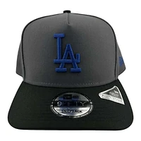 Los Angeles Dodgers Graphite and Black Royal Prism Collection New Era 9FIFTY A-Frame Snapback Hat