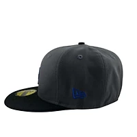 Los Angeles Dodgers Graphite and Black Royal Prism Collection New Era 59FIFTY Fitted Hat