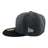 Los Angeles Dodgers Graphite and Black Sky Blue Prism Collection New Era 59FIFTY Fitted Hat