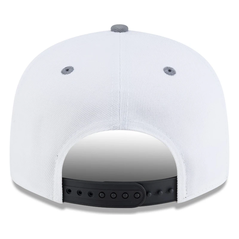 Seattle Mariners White Storm Grey Visor Star Trident New Era 9FIFTY Snapback Hat