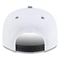 Seattle Mariners White Storm Grey Visor Star Trident New Era 9FIFTY Snapback Hat