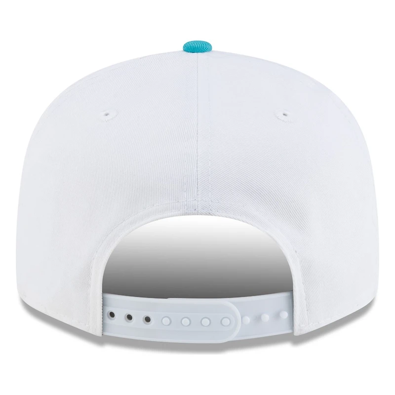 Seattle Mariners White Navy Visor Circle Logo New Era 9FIFTY Snapback Hat