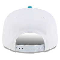 Seattle Mariners White Navy Visor Circle Logo New Era 9FIFTY Snapback Hat
