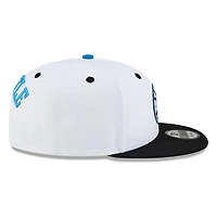 Seattle Mariners White Black Visor Circle Logo New Era 9FIFTY Snapback Hat
