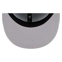 Seattle Mariners Black White seattle Lowercase Wordmark New Era 9FIFTY Snapback Hat
