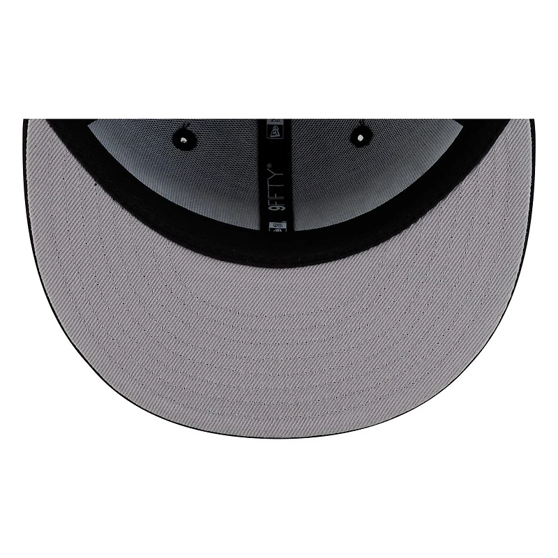 Seattle Mariners Black White Throwback "S" Logo New Era 9FIFTY Snapback Hat
