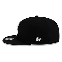 Seattle Mariners Black White Throwback "S" Logo New Era 9FIFTY Snapback Hat