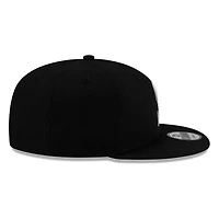 Seattle Mariners Black White "S" Compass Logo New Era 9FIFTY Snapback Hat