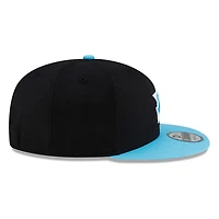 Seattle Mariners Black Vice Blue Visor Star Trident New Era 9FIFTY Snapback Hat