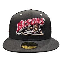 Buffalo Bisons Black 30 Seasons Patch New Era 59FIFTY Fitted Hat