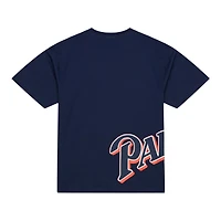 San Diego Padres Navy Playoff Win Premium Mitchell & Ness Short Sleeve T-Shirt