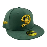 Los Angeles Dodgers Green City Connect Timber Collection Realtree UV New Era 59FIFTY Fitted Hat
