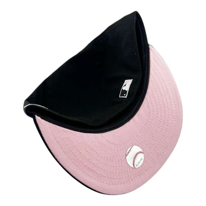Atlanta Braves Black and Pink Pinkies Collection UV New Era 59FIFTY Fitted Hat