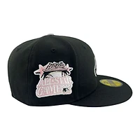 Atlanta Braves Black and Pink Pinkies Collection UV New Era 59FIFTY Fitted Hat