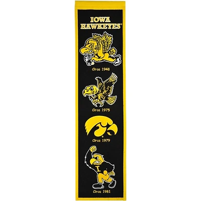 Iowa Hawkeyes Team 8in x 32in Heritage Banner