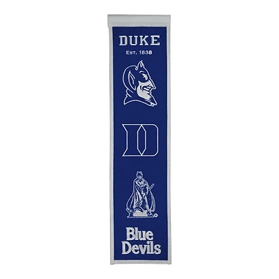 Duke Blue Devils Team 8in x 32in Heritage Banner