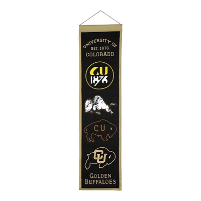 Colorado Buffaloes Team 8in x 32in Heritage Banner