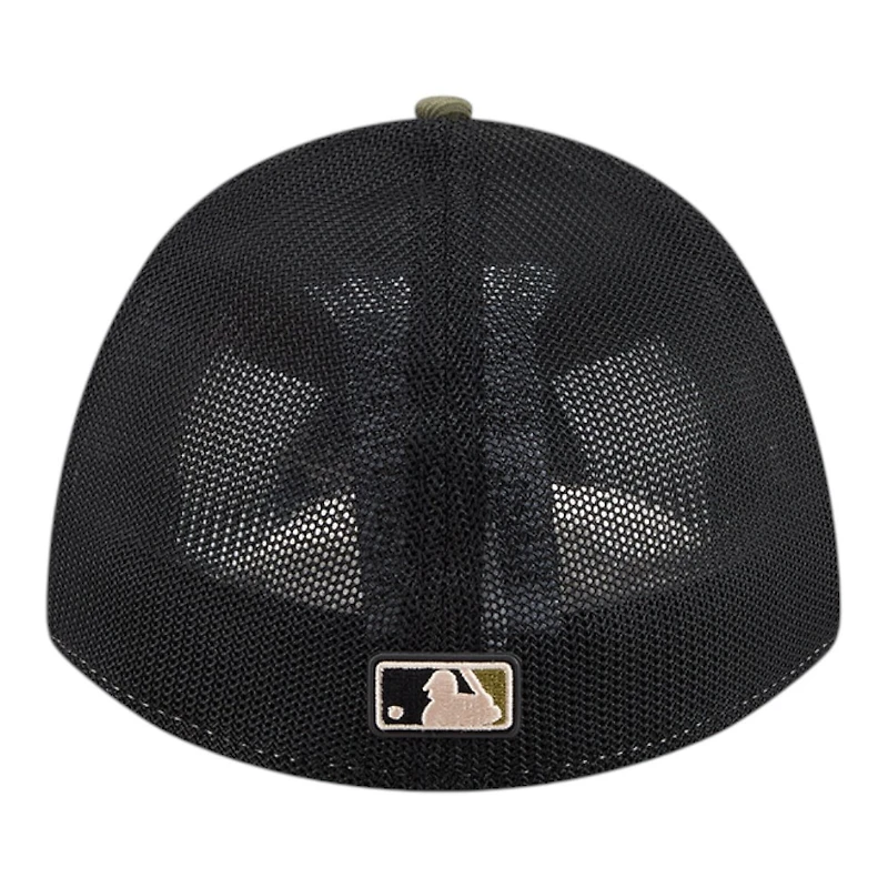 Texas Rangers Olive Green 2026 Armed Forces Day New Era 39THIRTY M-Crown Stretch Fit Hat