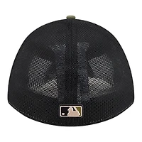 Texas Rangers Olive Green 2026 Armed Forces Day New Era 39THIRTY M-Crown Stretch Fit Hat