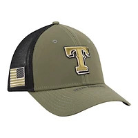 Texas Rangers Olive Green 2026 Armed Forces Day New Era 39THIRTY M-Crown Stretch Fit Hat