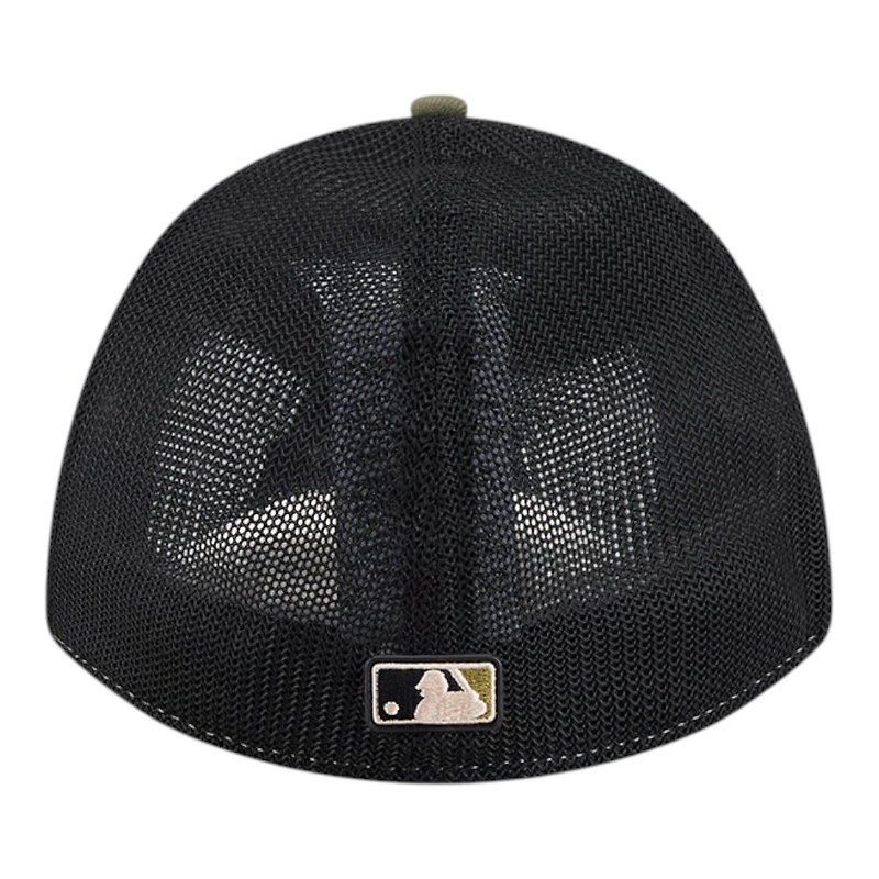 Houston Astros Olive Green 2026 Armed Forces Day New Era 39THIRTY M-Crown Stretch Fit Hat