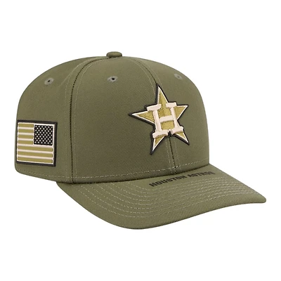 Houston Astros 2026 Armed Forces Day New Era 9SEVENTY Stretch-Snap Hat