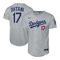 Youth Los Angeles Dodgers Shohei Ohtani Gray Nike Alternate Stadium Jersey