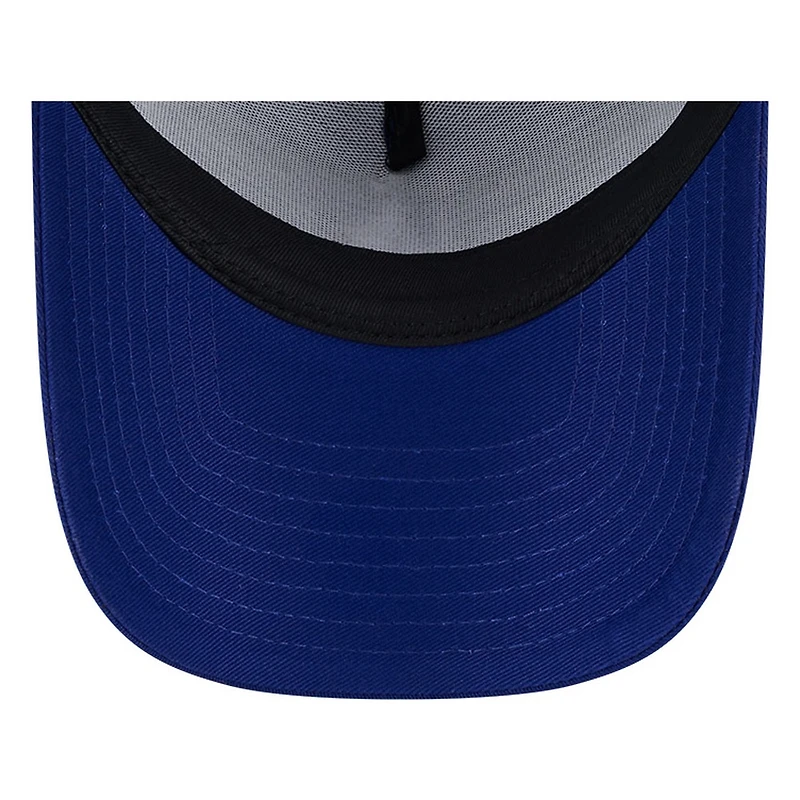 Los Angeles Dodgers Royal Blue LA Logo New Era 9FORTY A-Frame Trucker Adjustable Hat