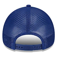Los Angeles Dodgers Royal Blue LA Logo New Era 9FORTY A-Frame Trucker Adjustable Hat