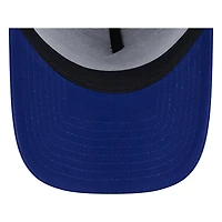 Los Angeles Dodgers Royal Blue Shooting Ball Logo New Era 9FORTY A-Frame Trucker Adjustable Hat