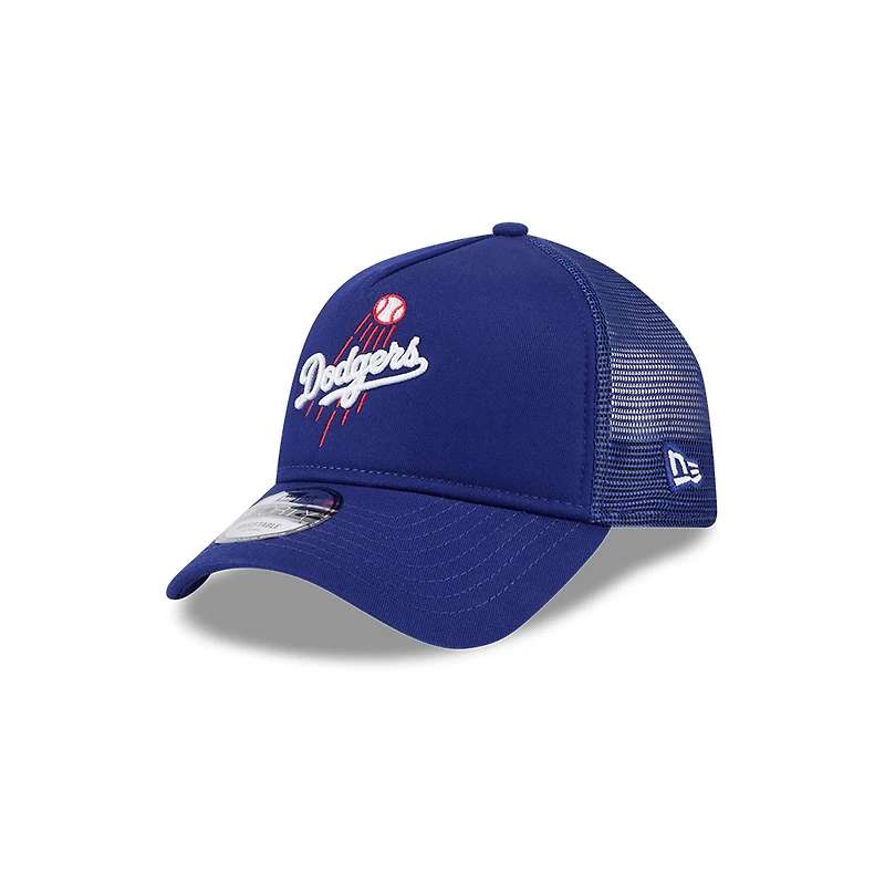 Los Angeles Dodgers Royal Blue Alternate Mesh Trucker New Era A-Frame 9FORTY Snapback Hat