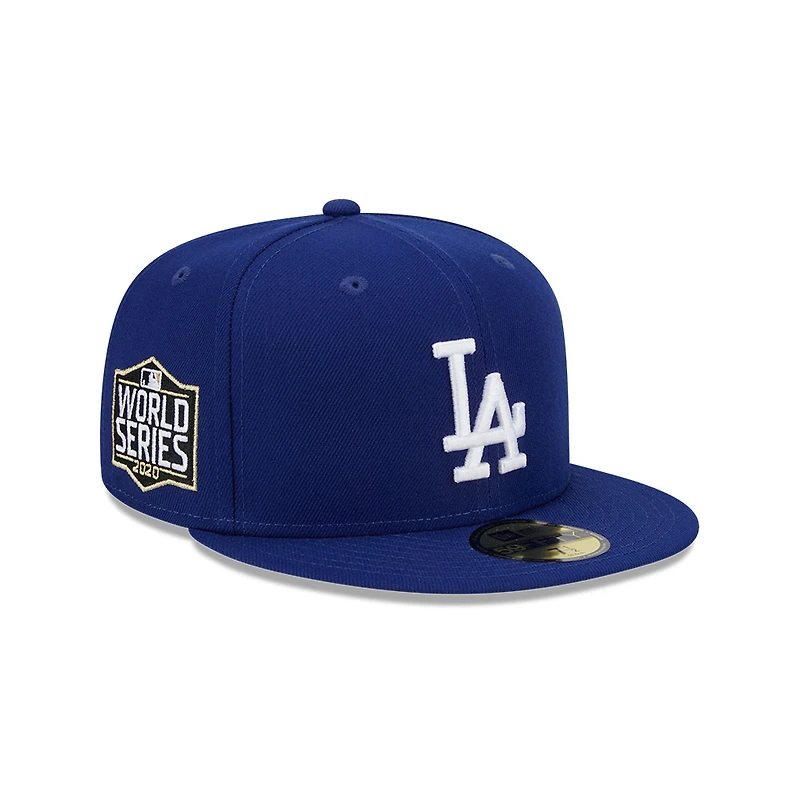 Los Angeles Dodgers Royal Blue 2020 World Series Patch New Era 59FIFTY Fitted Hat