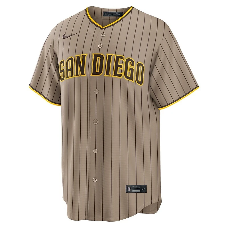 San Diego Padres Jackson Merrill Tan Alternate Nike Replica Jersey