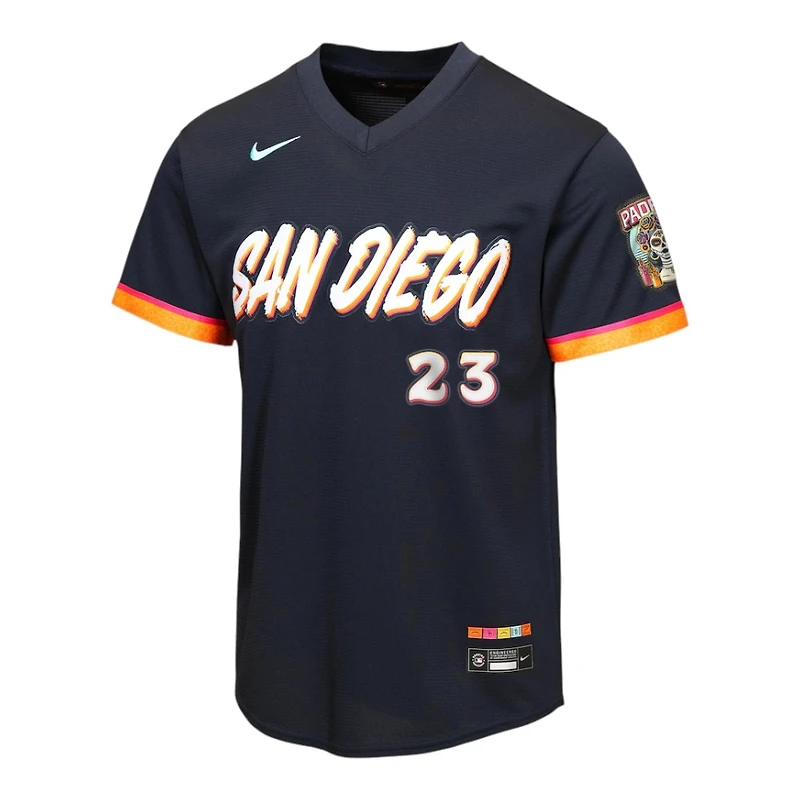 Youth San Diego Padres Fernando Tatis Jr. Obsidian Blue 2026 City Connect Nike Stadium Jersey
