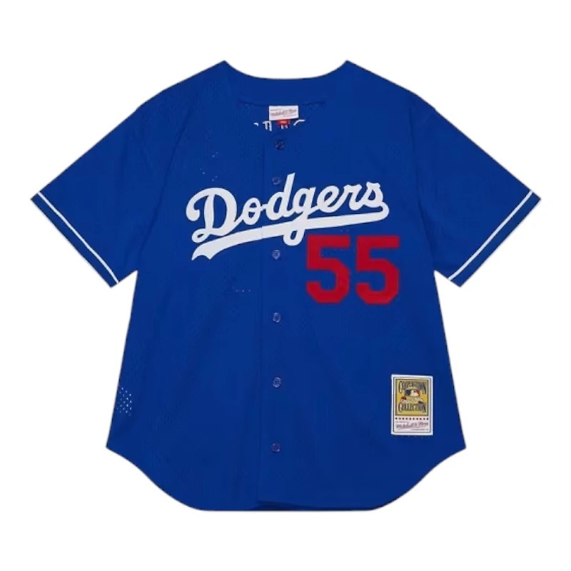 Los Angeles Dodgers Orel Hershiser Royal Blue Cooperstown Mitchell & Ness Batting Practice Jersey