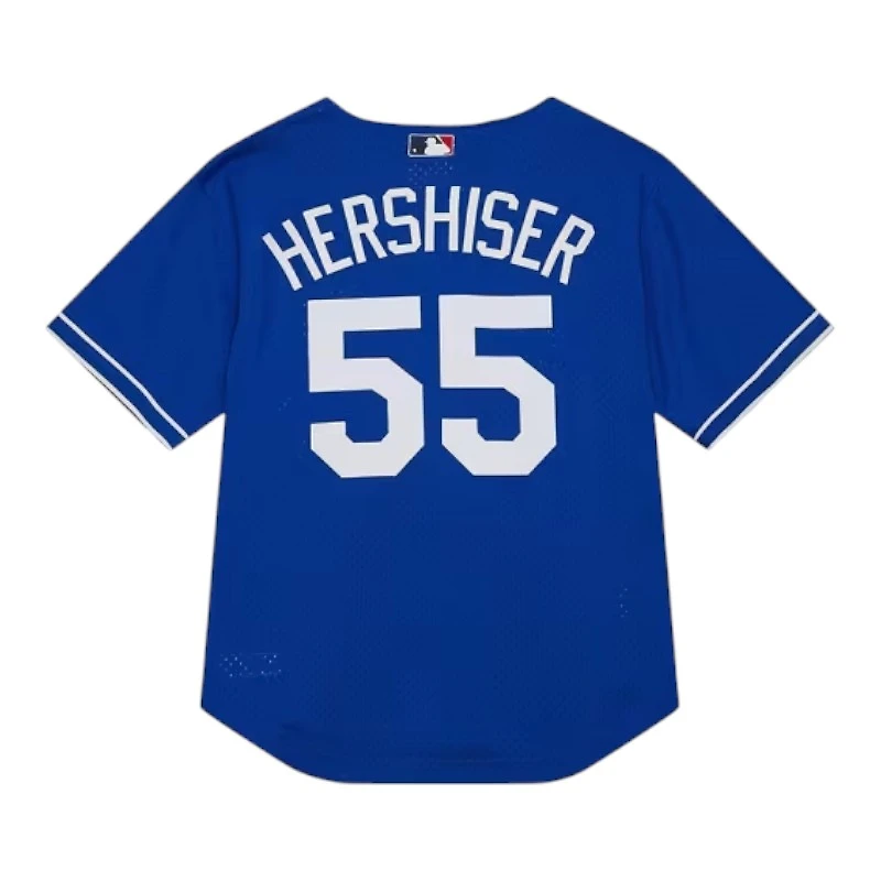 Los Angeles Dodgers Orel Hershiser Royal Blue Cooperstown Mitchell & Ness Batting Practice Jersey