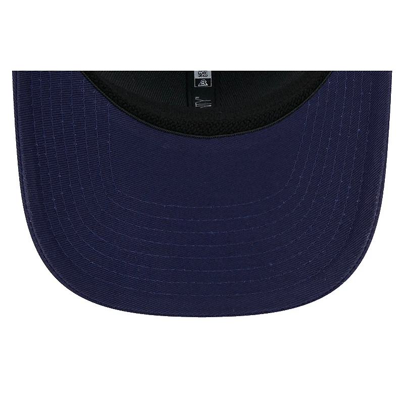 Toronto Maple Leafs Navy and White City Script New Era 9SEVENTY Stretch-Snap Hat
