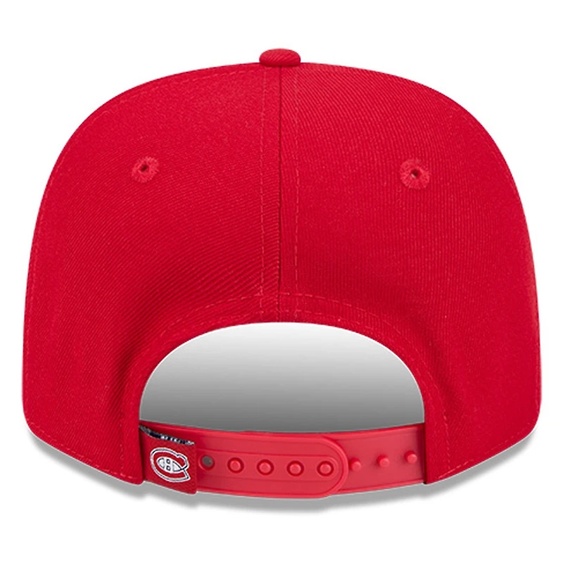 Montreal Canadiens Red New Era 9SEVENTY Stretch-Snap Hat