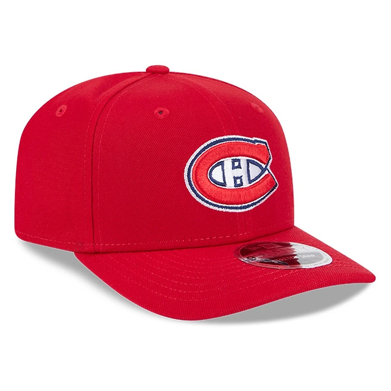 Montreal Canadiens Red New Era 9SEVENTY Stretch-Snap Hat