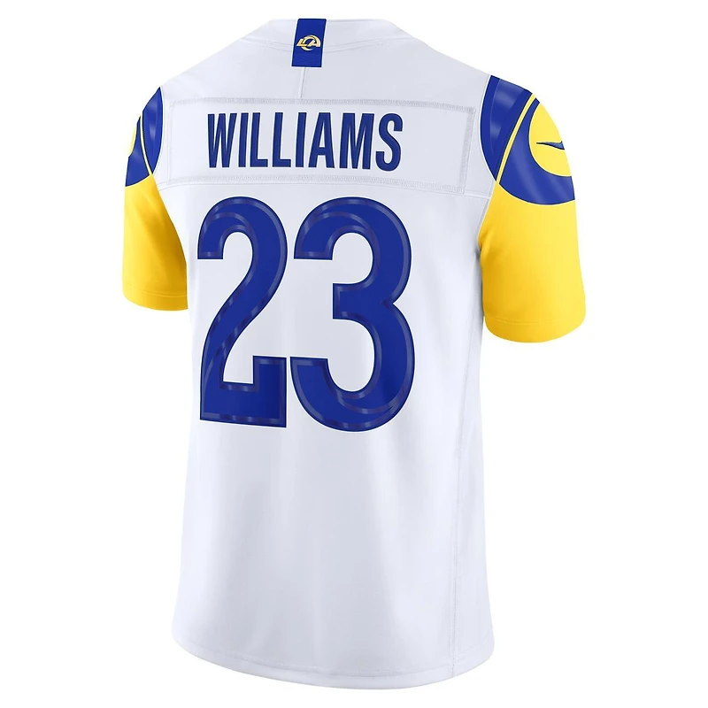 Los Angeles Rams Kyren Williams White Nike Vapor F.U.S.E Stitched Limited Jersey