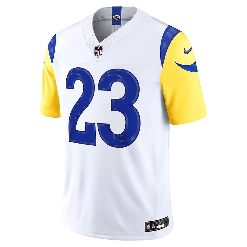 Los Angeles Rams Kyren Williams White Nike Vapor F.U.S.E Stitched Limited Jersey