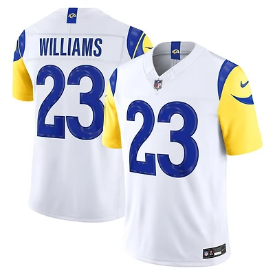 Los Angeles Rams Kyren Williams White Nike Vapor F.U.S.E Stitched Limited Jersey