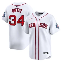 Boston Red Sox David Ortiz White Home 2022 Hall of Fame Nike MLB Limited Jersey