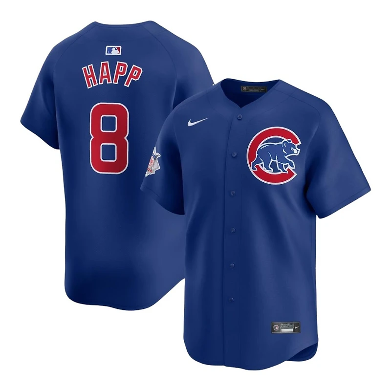 Chicago Cubs Ian Happ Royal Alternate Nike MLB Limited Jersey