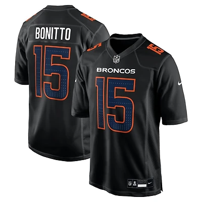 Denver Broncos Nik Bonitto Nike Carbon Black Fashion Game Jersey