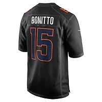 Denver Broncos Nik Bonitto Nike Carbon Black Fashion Game Jersey